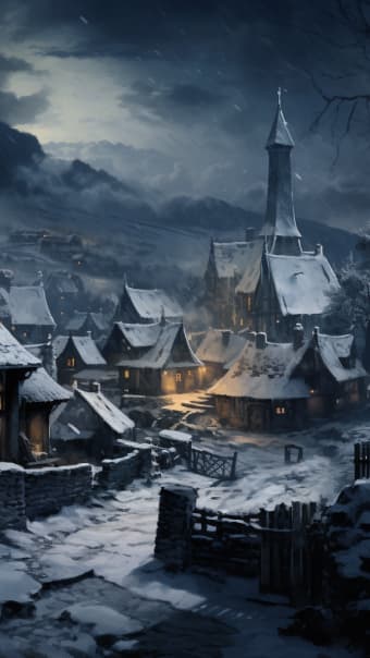 Winter in Hogsmeade